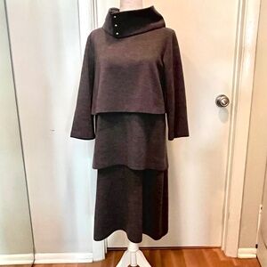 Worth New York's Sophisticated Gray Dress Size M